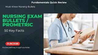 Prometric | Fundamentals of Nursing REVIEW | 50 Real Bullet Points for Fast Recall exam