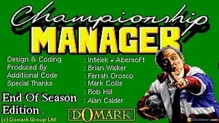 Championship Manager: End of Season Edition gameplay (PC Game, 1994)