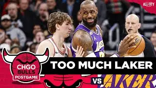 BULLS POSTGAME: Coby White and Bulls OUTCLASSED by Luka Doncic, Lakers | CHGO Bulls Podcast