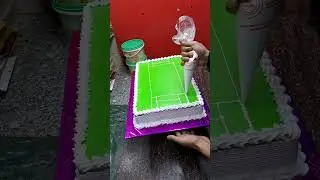 cricket Cake Decorating #viratkohli#cake #youtubeshorts #shortsfeed #cakedecoratingideas #birthday