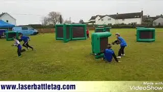 Laser tag on the Airbunker tactical field in England
