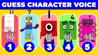 Guess The Numberblocks Characters By Their Voices 🎬🔥 | Numberblocks Voice Quiz