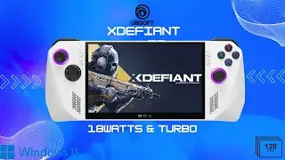 ROG Ally - XDefiant - 120hz - 18Watts & TurboMode