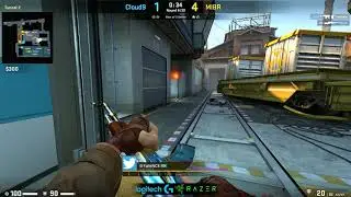 🇧🇷 FalleN 25-4 / MIBR vs Cloud9 - Train / ESL Pro League Season 9 Americas