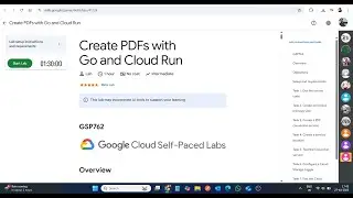 Создание PDF-файлов с помощью Go и Cloud Run || Лабораторное решение || Google Cloud Arcade 2025