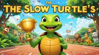 The slow turtle's race.English  Moral Story for Kids. Slow and Steady Wins the Race 🐢 | Moralstory