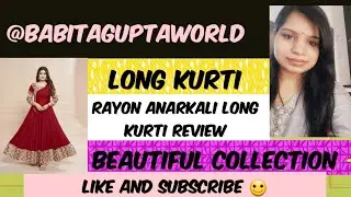 Long angrakha kurti review | Meesho kurti haul | long kurti haul | long kurti under 500 #review 