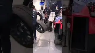 Change a WRC tire in less than a minute? ⏱️