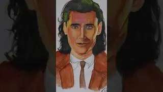 Loki Painting | Marvel Studios | Sharandraw #loki #tomhiddleston #painting