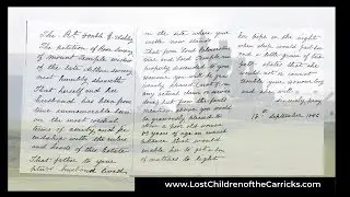 1886 Letter from the Widow Sweeney read by Joe McGowan (Sligo Heritage)
