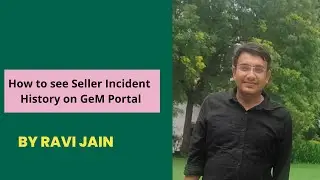 How to see seller Incident History on GeM Portal  #gem #government #contractors #bidding
