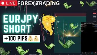 🔴 Live Forex Trading: EUR/JPY Short | +145 Pips Secured | Swing Trading Strategy