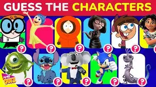 PICTURE QUIZ: Guess The ANIMATED Character (15 Animated Characters) - AHB Quiz Trivia