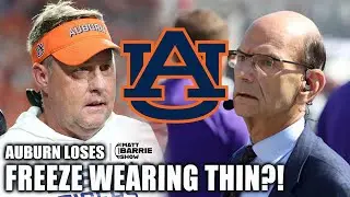 Hugh Freeze is WEARING THIN 😳 Paul Finebaum after Auburn's loss to Georgia | The Matt Barrie Show