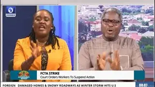 CHAOS ON CHANNELS TV! LERE OLAYINKA ALMOST FOUGHT THE HOSTS, IN A HEATED DEBATE, CALLS FUBARA WEAK