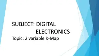 D15. Two variable K Map