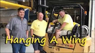 Hanging a wing on an American Champion 8KCAB Decathlon
