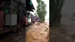 Floods Hit Villages on Riverbanks