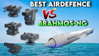 Brahmos NG (ASM) VS Best Airdefence (Tier-3) Survival Test - Modern Warships 