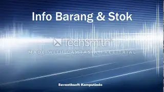 Tutorial Singkat Info Barang & Stok
