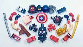LEGO CAPTAIN AMERICA AND LEGO LEGENDARY MR HUNTER FOREST | ASSEMBLE LEGO