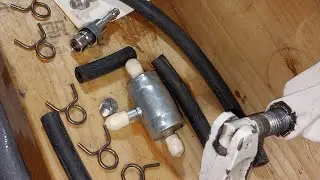 '79 Chrysler 4hp Factory Fuel Pump Conversion Kit part two. #propellerheads #classicboat #fuelpumps