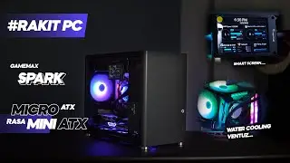 PC Micro ATX rasa mini ITX ft. Gamemax Spark + Ventuz FULL RGB