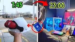 Um dia na vida de um GAMER que trabalha e estuda ll VLOG