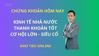 Chứng khoán hôm nay - Nhận định thị trường - Kinh tế nhà nước - Thanh khoản tăng - Cổ phiếu mạnh
