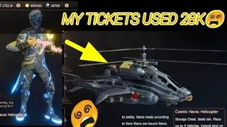 LAST DAY RULES OF SURVIVAL/Cosmic Havoc Helicopter 🚁 Buy Use tickets 28k😂
