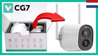 Wifi Camera op batterijen WIRELESS CG7 | Eenvoudige mobiele videobewaking in hoge kwaliteit