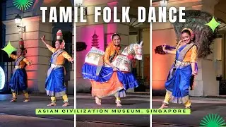 Vibrant Tamil folk dance | Karagattam | Poikal Kuthirai Attam | Mayilattam | Sattai Kuchi Attam