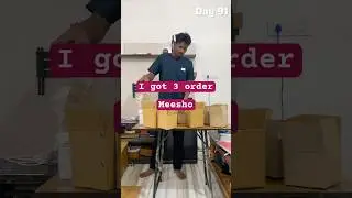 I Got 3 Orders from Meesho! 😱🔥 My Selling Journey Begins #shorts