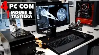 Gestisci fino a 4 computer con lo switch KVM Techly