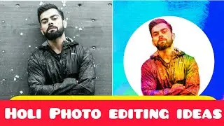 Holi photo editing ideas in picsart  😍😍 | colourful photo editing effect 🔥🔥
