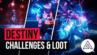 Destiny | Wrath of the Machine All Challenge Modes & Raid Loot - Vosik & Aksis