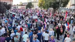 ČAČAK USTAO PROTIV BLOKADA: Snimci sa moćnog skupa građana