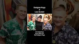 My original artworks, transformed into luxury Designer Rugs &mdash; now up to 30% off ✨ This limited-time