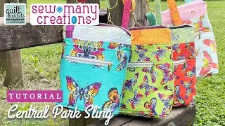 Perfect DIY Crossbody Bag! Central Park Sling by Sew Many Creations