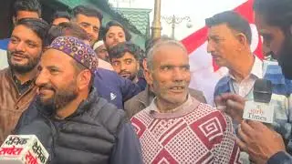 Rajya Sabha election results, NC workers celebrating outside civil secretariat Srinagar
