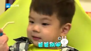 杜江带嗯哼大王外出看牙齿《爸爸回来了》【浙江卫视官方超清1080P】甜馨 奥莉 嗯哼 贾乃亮 李小鹏 杜江