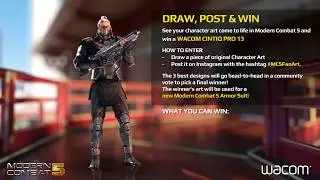 [ENTER TO WIN!] - MODERN COMBAT 5 x WACOM - ART CONTEST