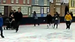 People skating at 8 rinks