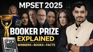 Booker Prize Winners from India | Indian English Literature | mpset 2025