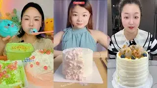 Asmr Chinese Dessert Show, Crepe Cake, Lava Cake || Eating Sounds