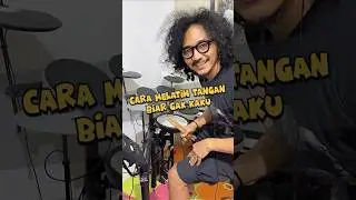 Belajar drum || Cara melatih tangan biar gak kaku || #drums #drumlessons #drummer #yosekristian