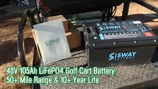 Golf Cart Battery Real Driving Test | Safety & Performance &ndash; Sisway