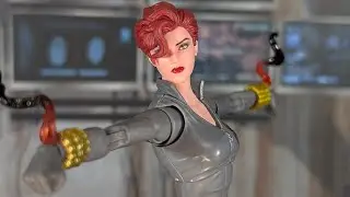 Hasbro Marvel Legends Uncanny X-Men #268 Black Widow Action Figure Review