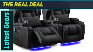 Oprisen Power Recliner Chair Set &ndash; Best Home Theater Seating with Heat & Massage