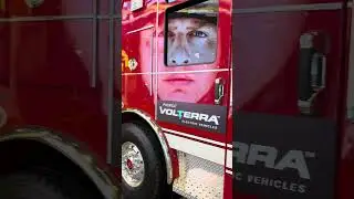 Electric fire truck at CES